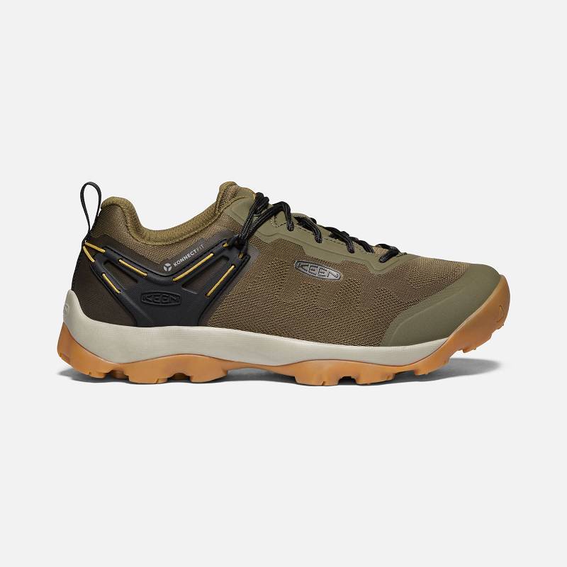 Keen Venture Vent Wanderschuhe Herren DE-23809 Dark Olive/Harvest Gold - Keen Herrenschuhe Olivgrün